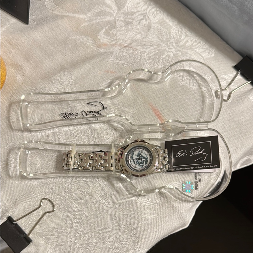 Elvis Presley Signature Silver Watch